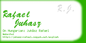rafael juhasz business card